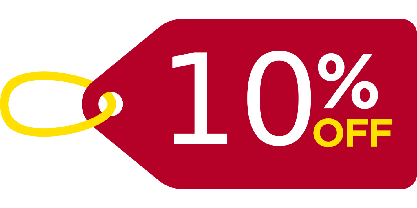 10% Rabatt-Kupon für Ihre Newsletteranmeldung