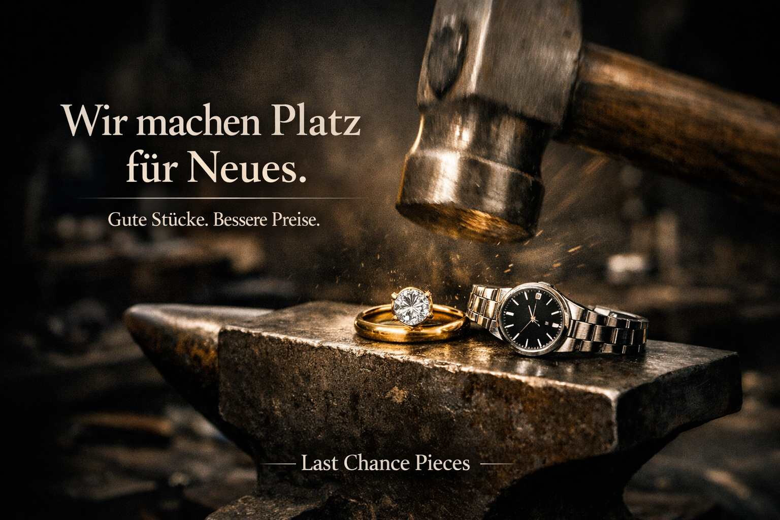 Schmuck und Uhren reduziert. Nicht weniger wert.