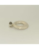 SET - Anh&auml;nger Donut Silber mit Labradorit &amp; Kette 60 cm