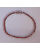 Armband mit rosa Zirkonia Tennisband 925-Silber  - gebraucht