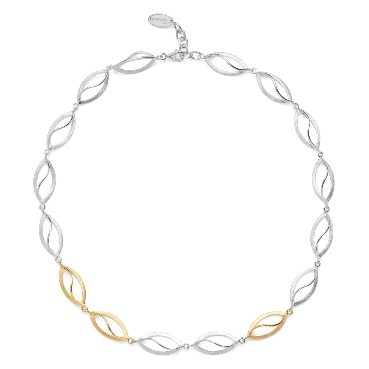 bastian inverun Collier 42680 aus teilvergoldetem 925-Sterli
