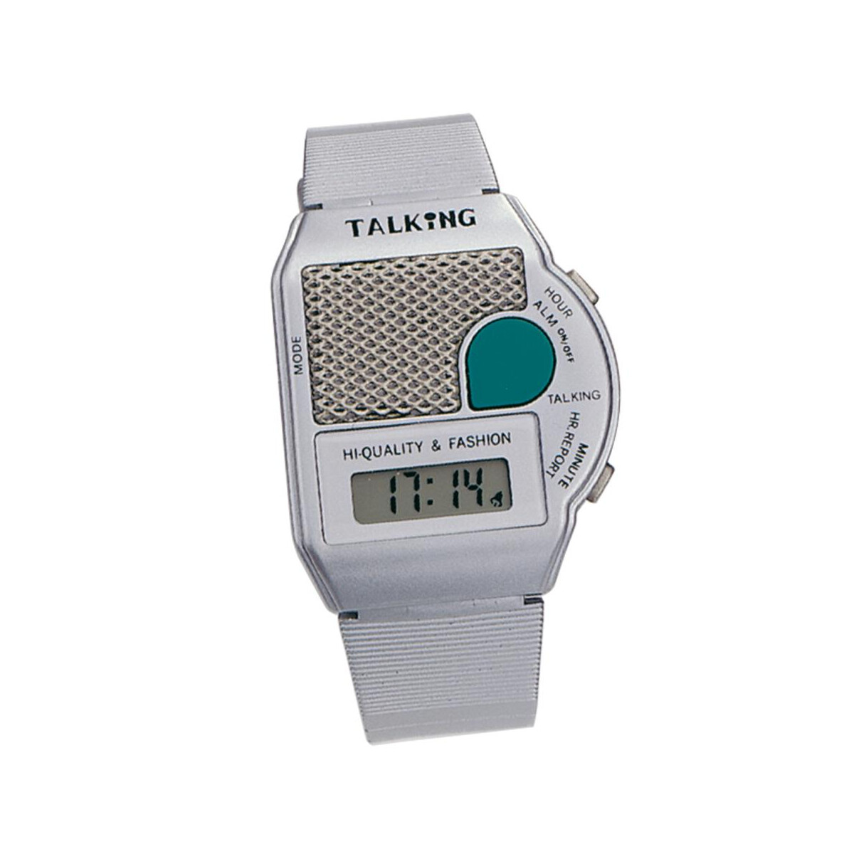 Atlanta sprechende Armbanduhr 6694-19 Kunsstoff - Farbe Silb