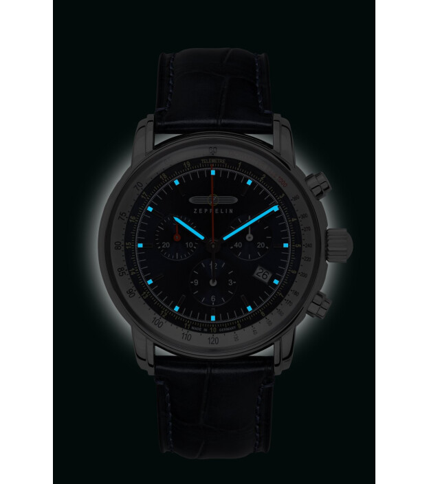 Zeppelin Herren-Chronograph LZ 14 Marine 8888-3 blau, 329,00 €