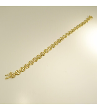 Armband 333-Gelbgold Länge 18,5 cm - gebraucht -...