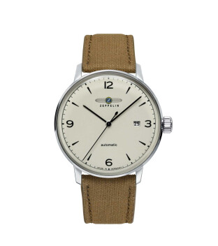 Zeppelin 8064-5 N Herren-Automatikuhr Hindenburg Champagner 41 mm