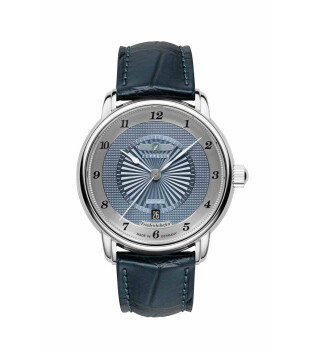 Zeppelin 8556-3 Herren-Automatikuhr Friedrichshafen Blau 40 mm