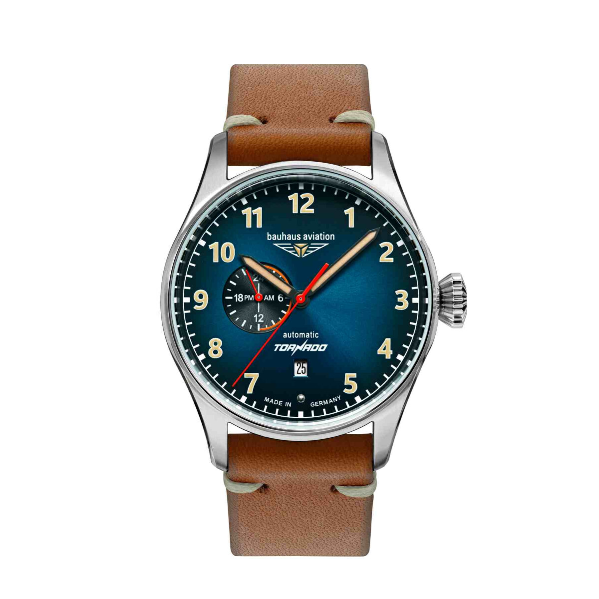 Bauhaus 2764-3 Automatikuhr Tornado Herren 42 mm