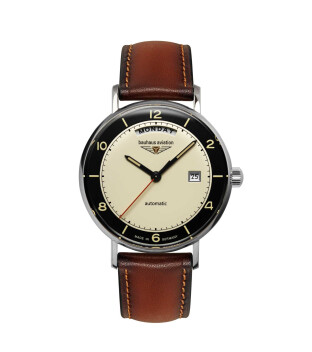 Bauhaus 2462-2 Herren-Automatikuhr DayDate 41 mm
