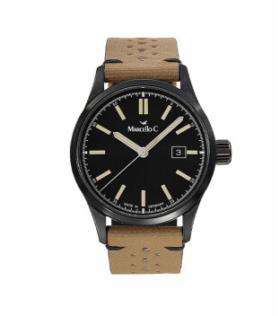 Marcello C. Marc 1 2013.7 auf 57 Stück limitierte Herren-Automatik-Uhr - schwarz