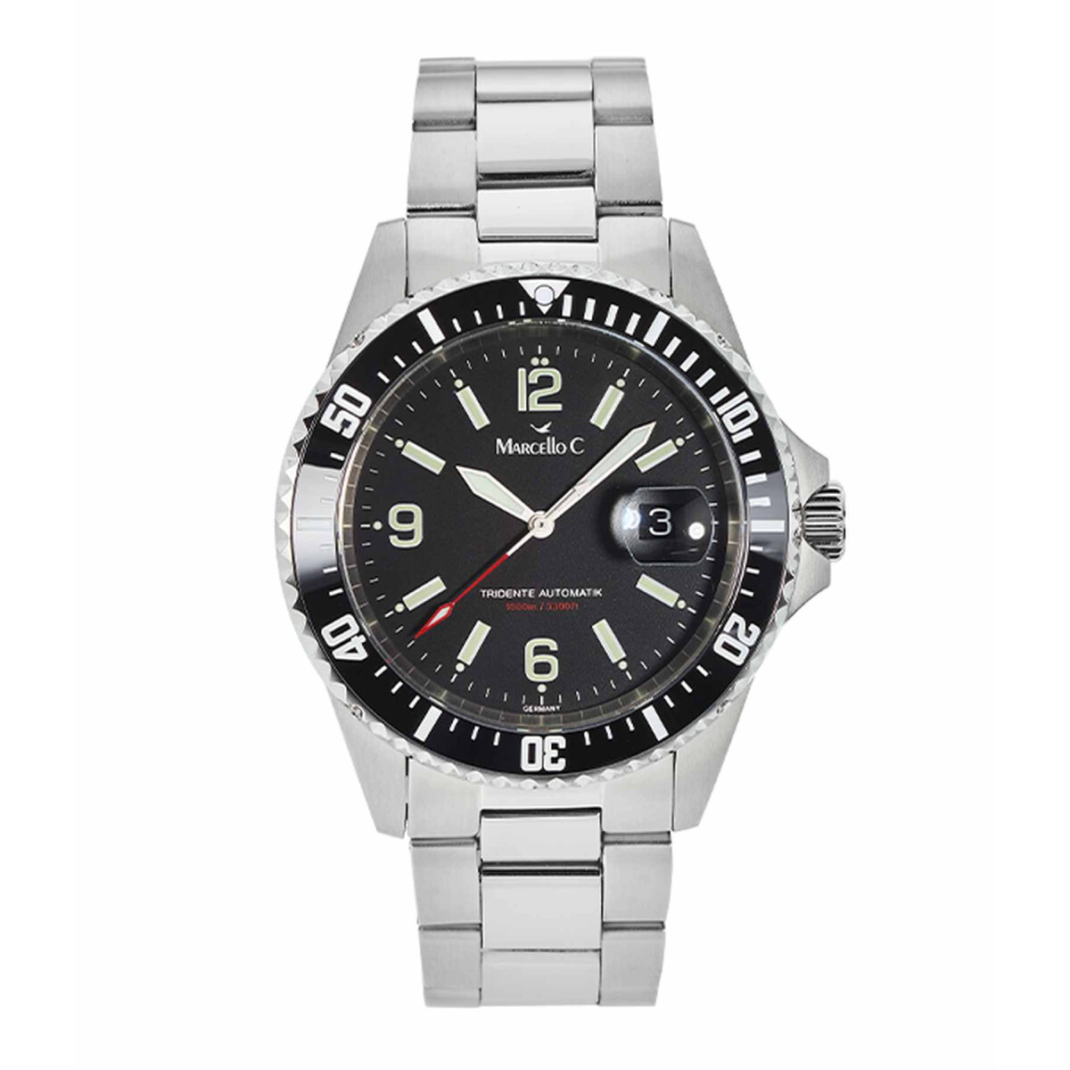 Marcello C Tridente 2040.5  Herren-Automatik-Uhr mit...