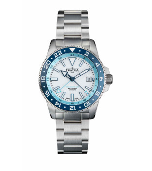 Davosa Argonautic World Traveler 161.542.40 Automatik GMT weiß-blau