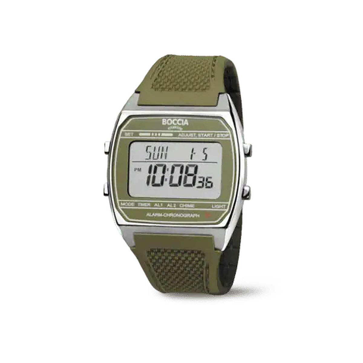 Boccia Titanium 3738-03 Digital Chrono grün –...
