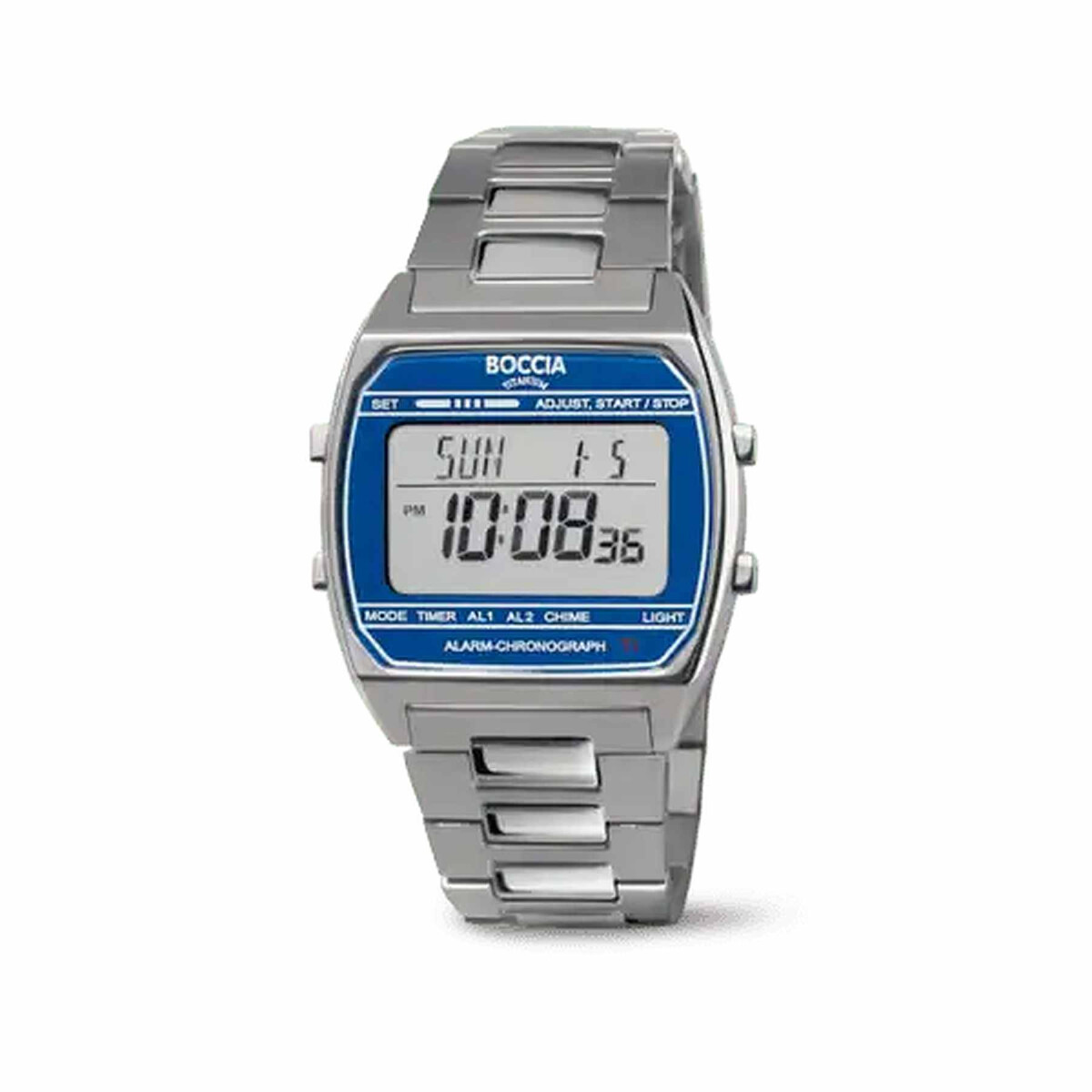 Boccia Titanium 3738-06 Digital Chrono – Unisex mit...