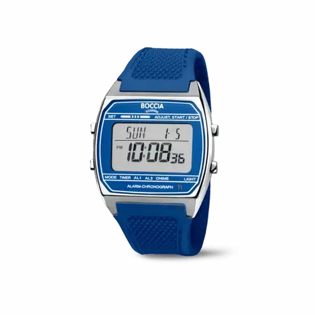 Boccia Titanium 3738-02 Digital Chrono blau –...