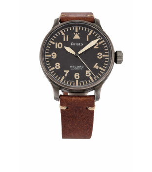 Aristo Vintage Fliegeruhr 7H165 Automatikuhr 42 mm brüniert limitiert auf 50 Stück