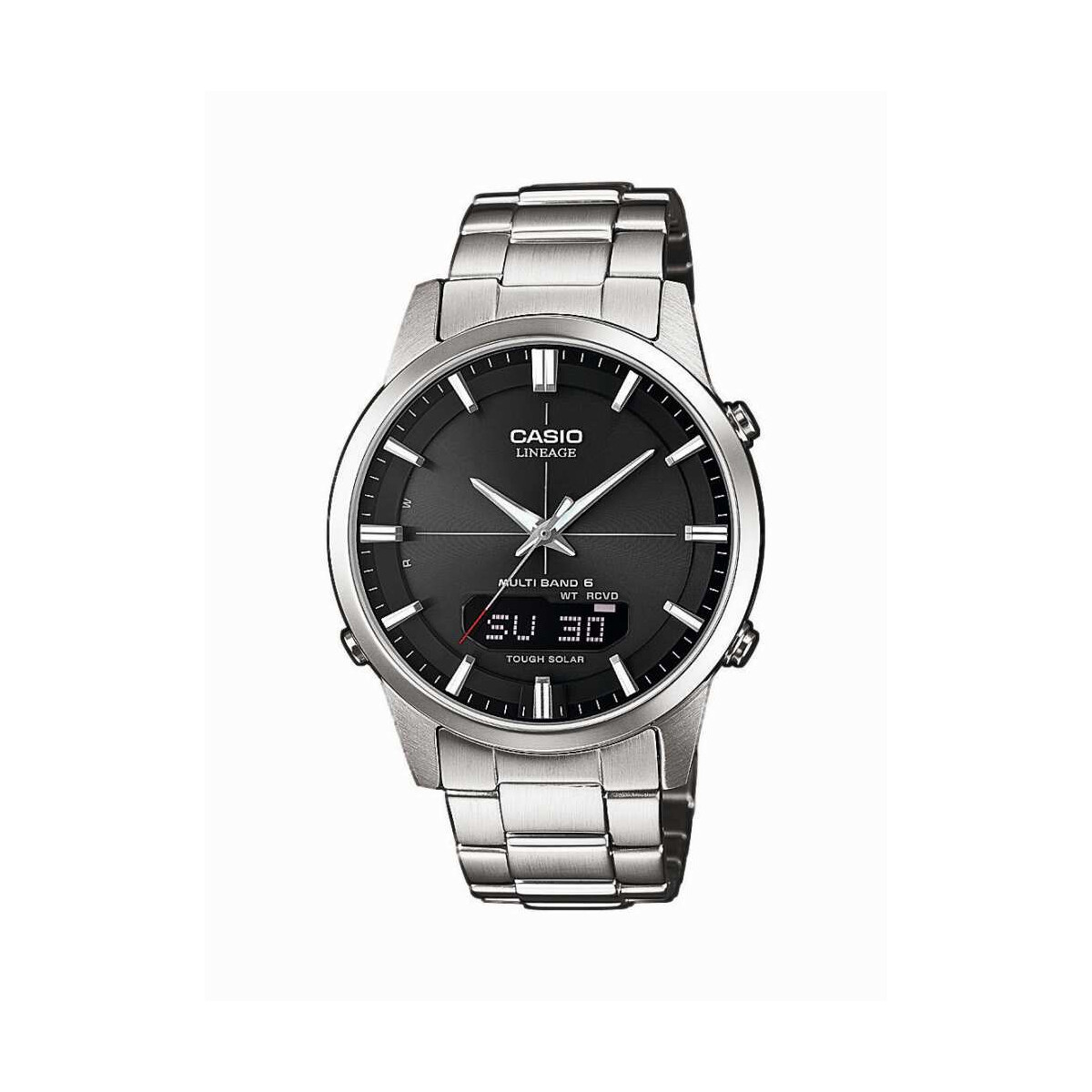 Casio Funk/Solar LCW-M170D-1AER Multiband-6 Stahl Analog-Dig