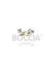 Boccia Ohrstecker 0552-03 Titan bicolor teil-goldplattiert