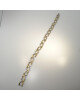 Boccia Armband bicolor Raute Titan teil-goldplattiert 03010-02