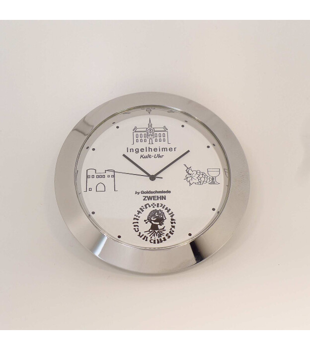 Ingelheimer Kult-Uhr von Zwehn Einsteckwerk Quarz für Tischuhr oder Wanduhr einfarbig