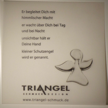 Schutzengel Collier 925-Silber von Triangel Schmuck, 79,00 €