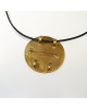 Himmelsscheibe von Nebra - Anh&auml;nger mit Broschierung aus Bronze mit Teilvergoldung 40 mm