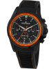 Jacques Lemans Liverpool 1-1799U Chronograph schwarz orange Silikonband