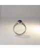 Ring 585 Wei&szlig;gold mit Tansanit und 6 Diamanten
