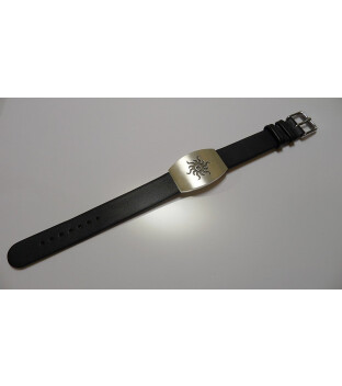 Schild-Armband Sonne Tonneau klein 35x25 für 16mm-Band