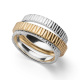 bastian inverun Ring 25740 aus 925-Silber - teilvergoldet - Weite 58