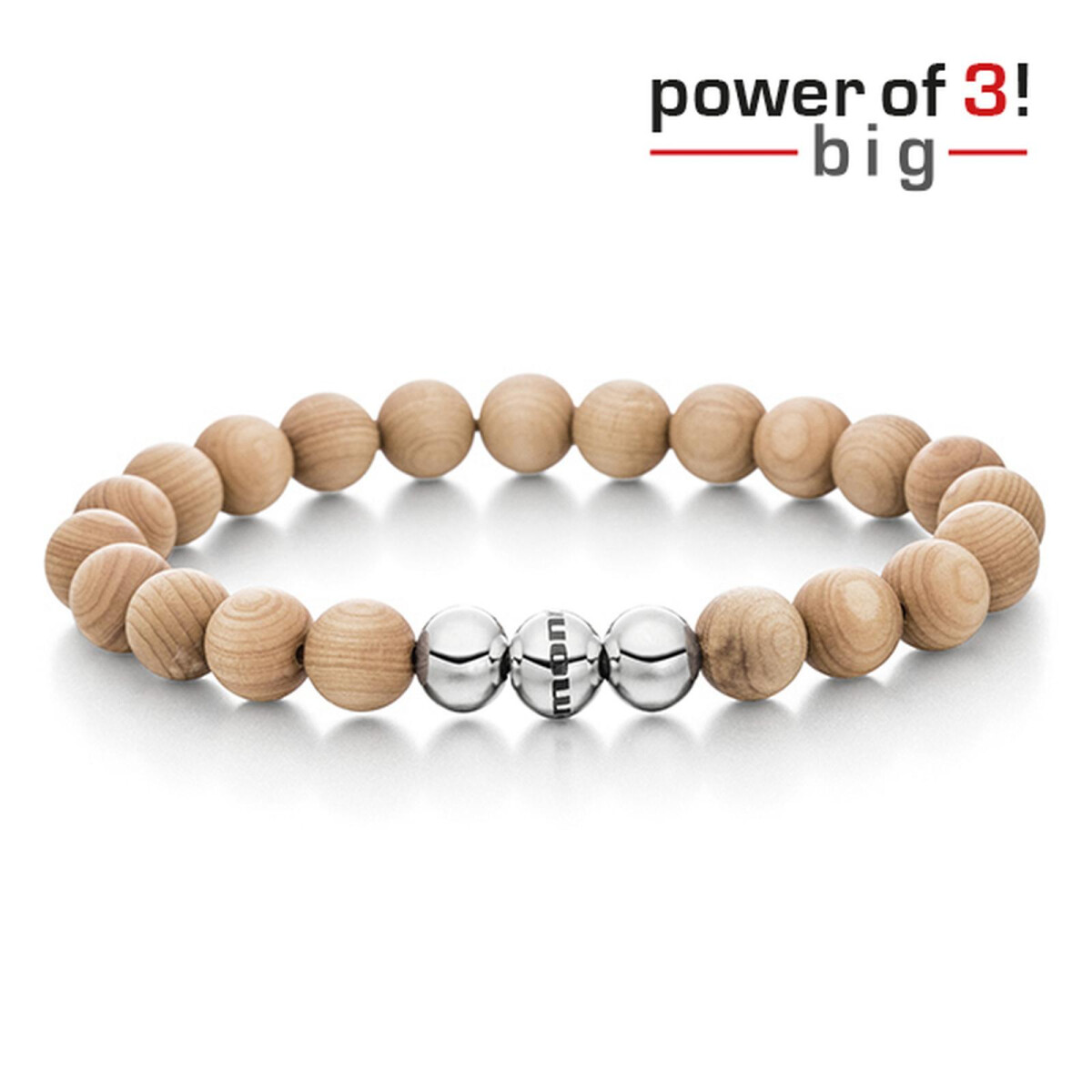 monomania Armband - Power of 3! - big - Ahorn - Innere...
