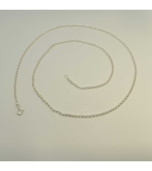 Erbsanker-Kette Halskette 925 Silber Ø 2,6 mm 60 cm