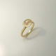Handgefertigter Ring aus 585 Gold mit roséfarbigem Morganit