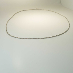 Halskette Weitanker aus 585 Weißgold in 50 cm...