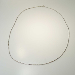 Halskette Weitanker aus 585 Wei&szlig;gold in 50 cm...