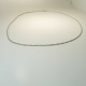 Halskette Weitanker aus 585 Weißgold in 50 cm Länge