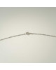 Halskette Weitanker aus 585 Wei&szlig;gold in 50 cm L&auml;nge